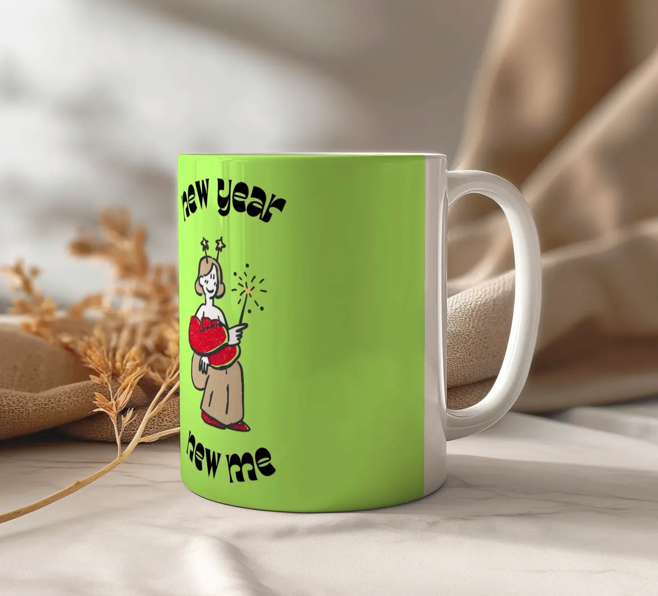 Happy New Year tazza in ceramica da Dreamer10
