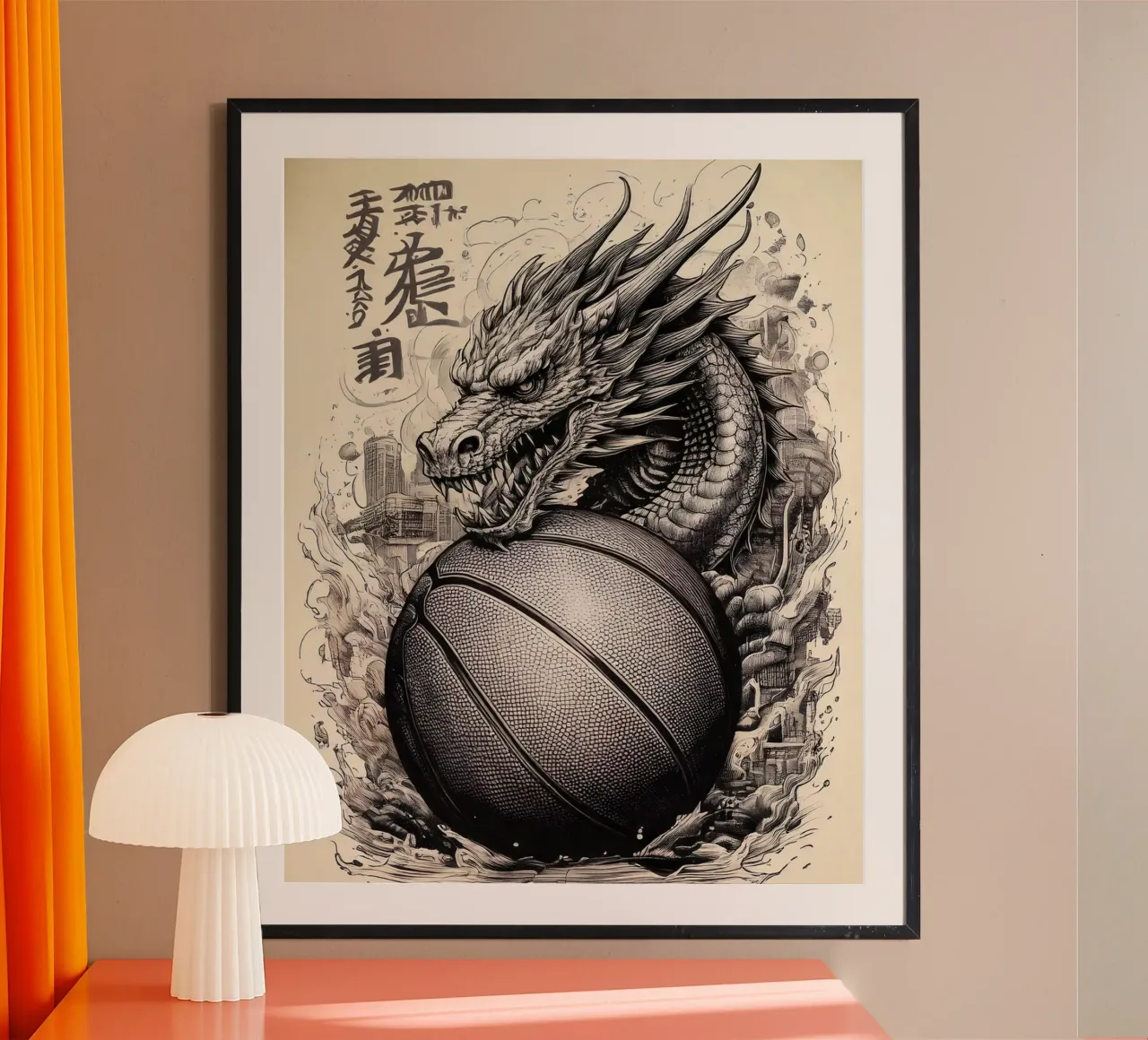 Dragon Ball 1 poster avec cadre en aluminium de tylerstudio