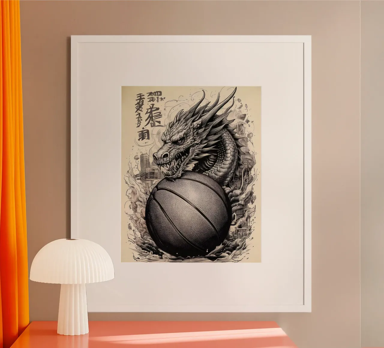 Dragon Ball 1 poster avec cadre en aluminium de tylerstudio