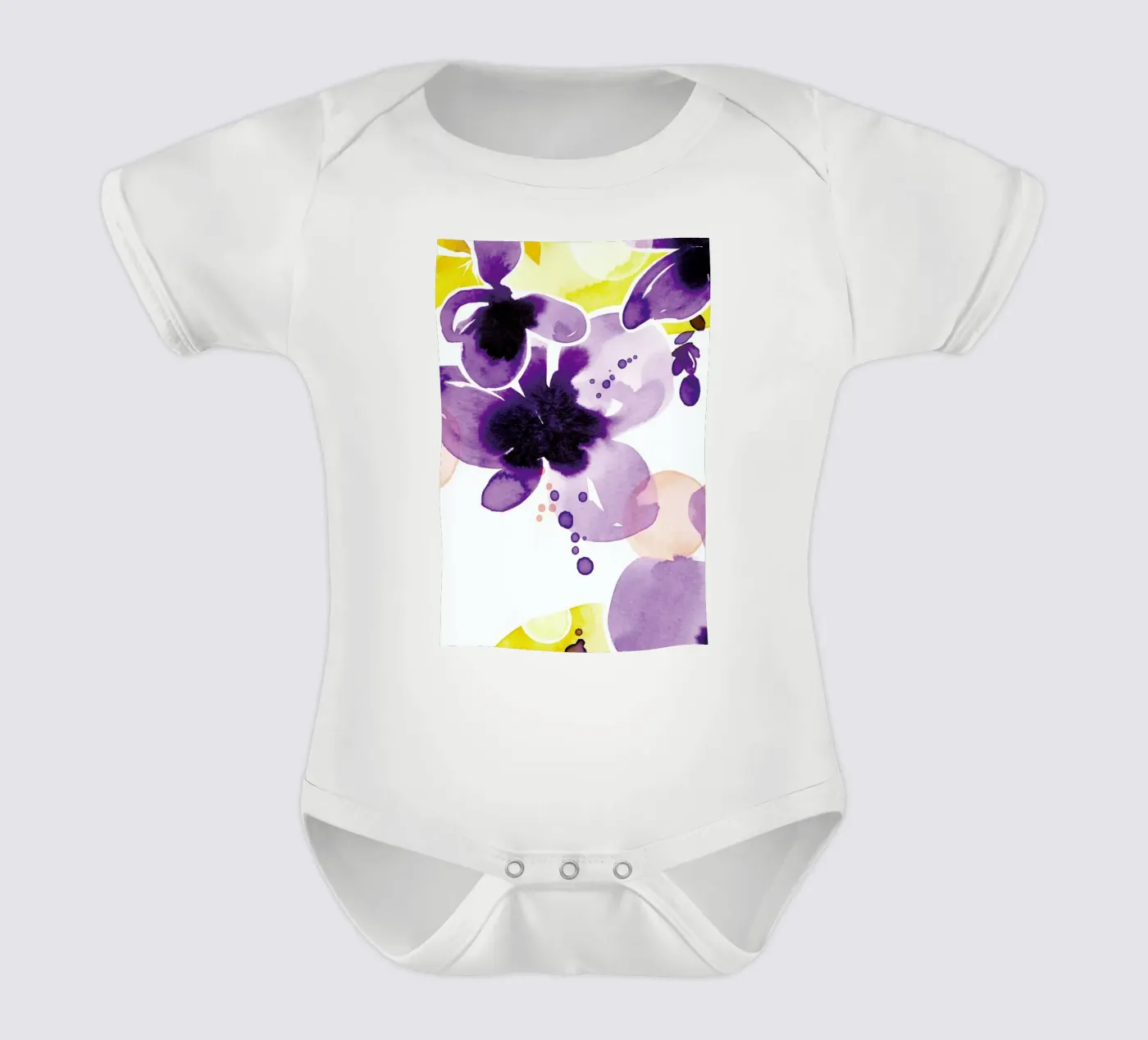 Violet Bloom body bébé de Ekaterina Koroleva