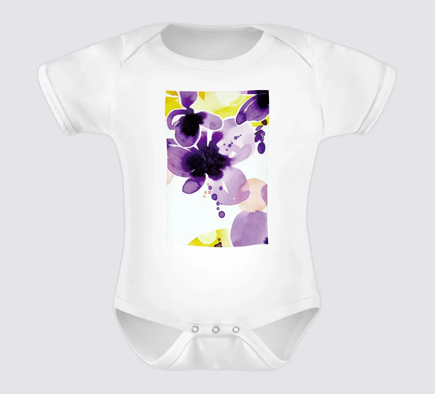 Violet Bloom body bébé de Ekaterina Koroleva