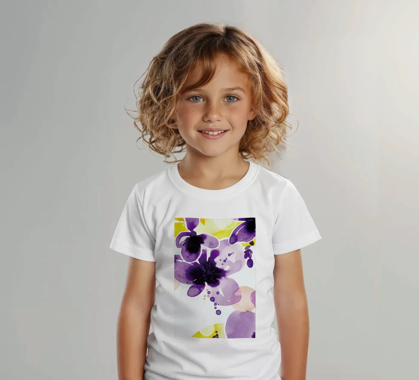 Violet Bloom t-shirt bambini da Ekaterina Koroleva