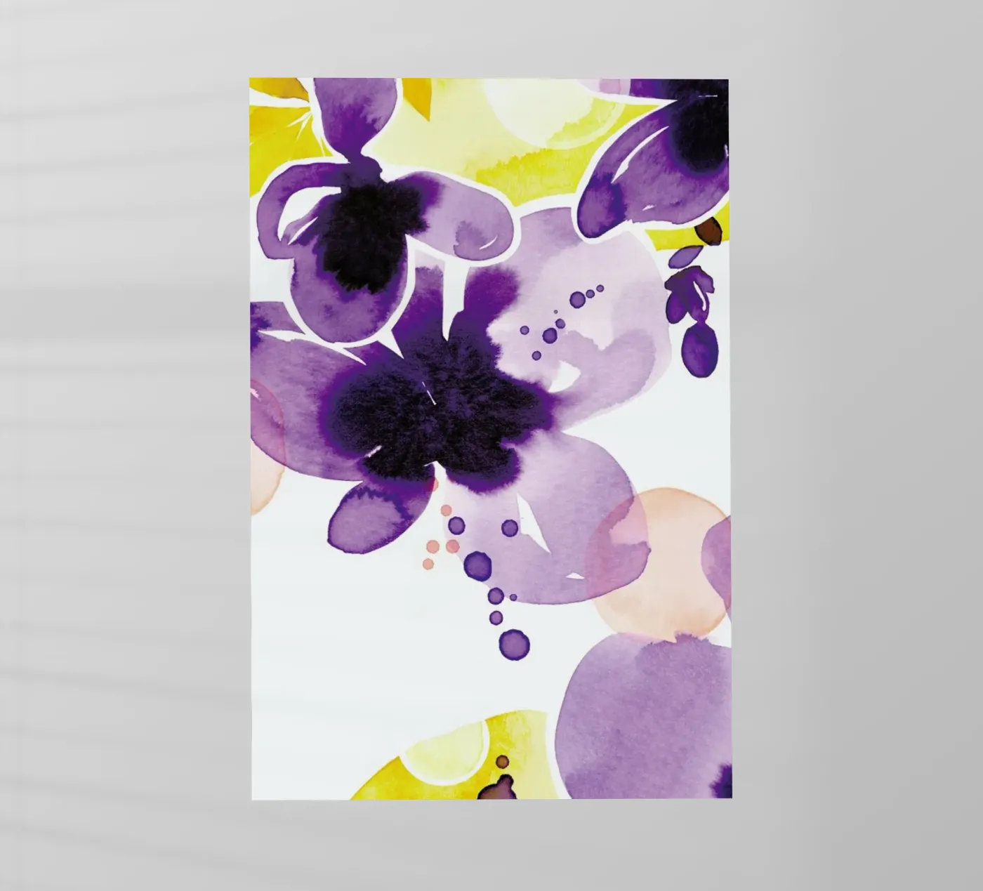 Violet Bloom backlit folie van Ekaterina Koroleva