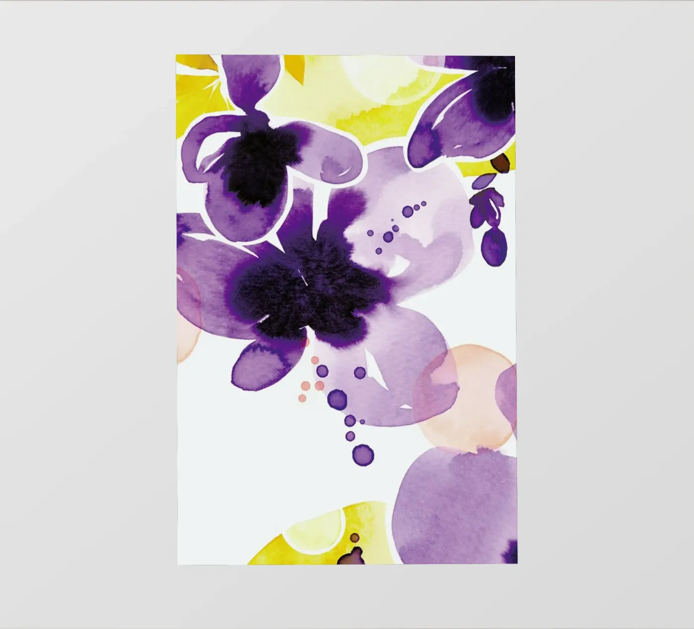 Violet Bloom backlit folie van Ekaterina Koroleva