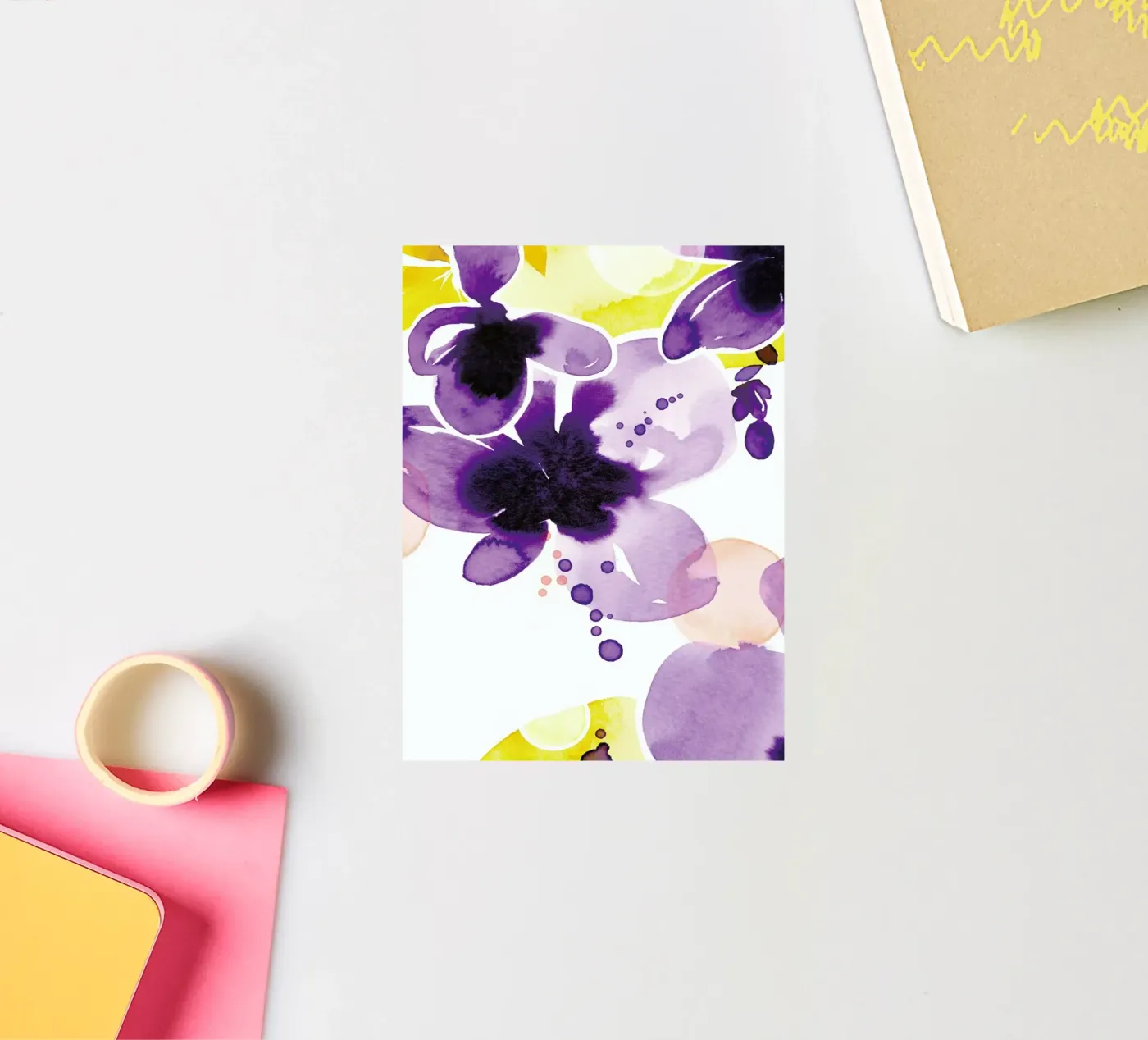 Violet Bloom sticker by Ekaterina Koroleva
