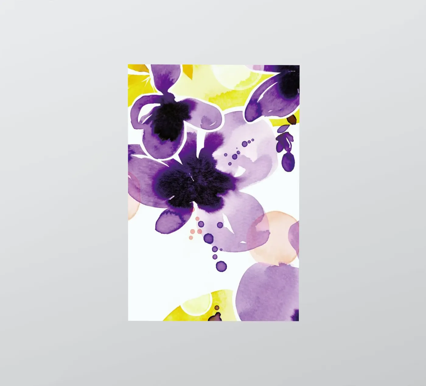 Violet Bloom adesivo da Ekaterina Koroleva