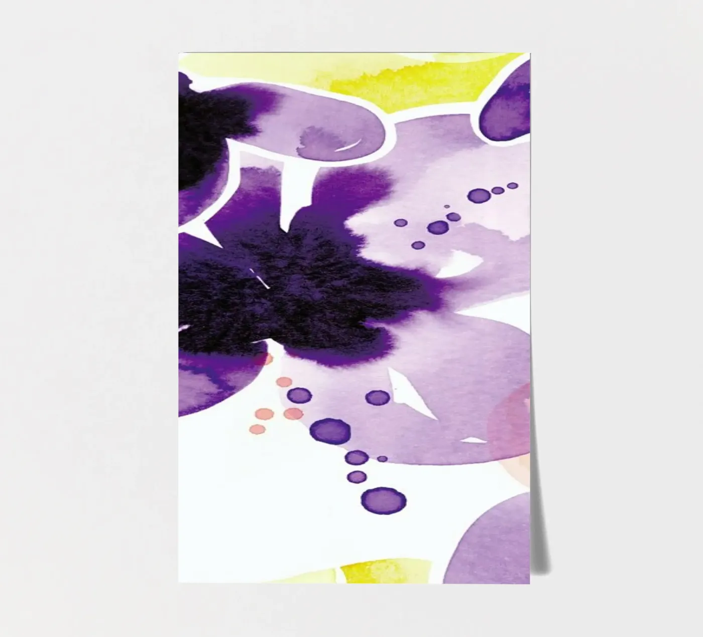 Violet Bloom sticker sheet by Ekaterina Koroleva