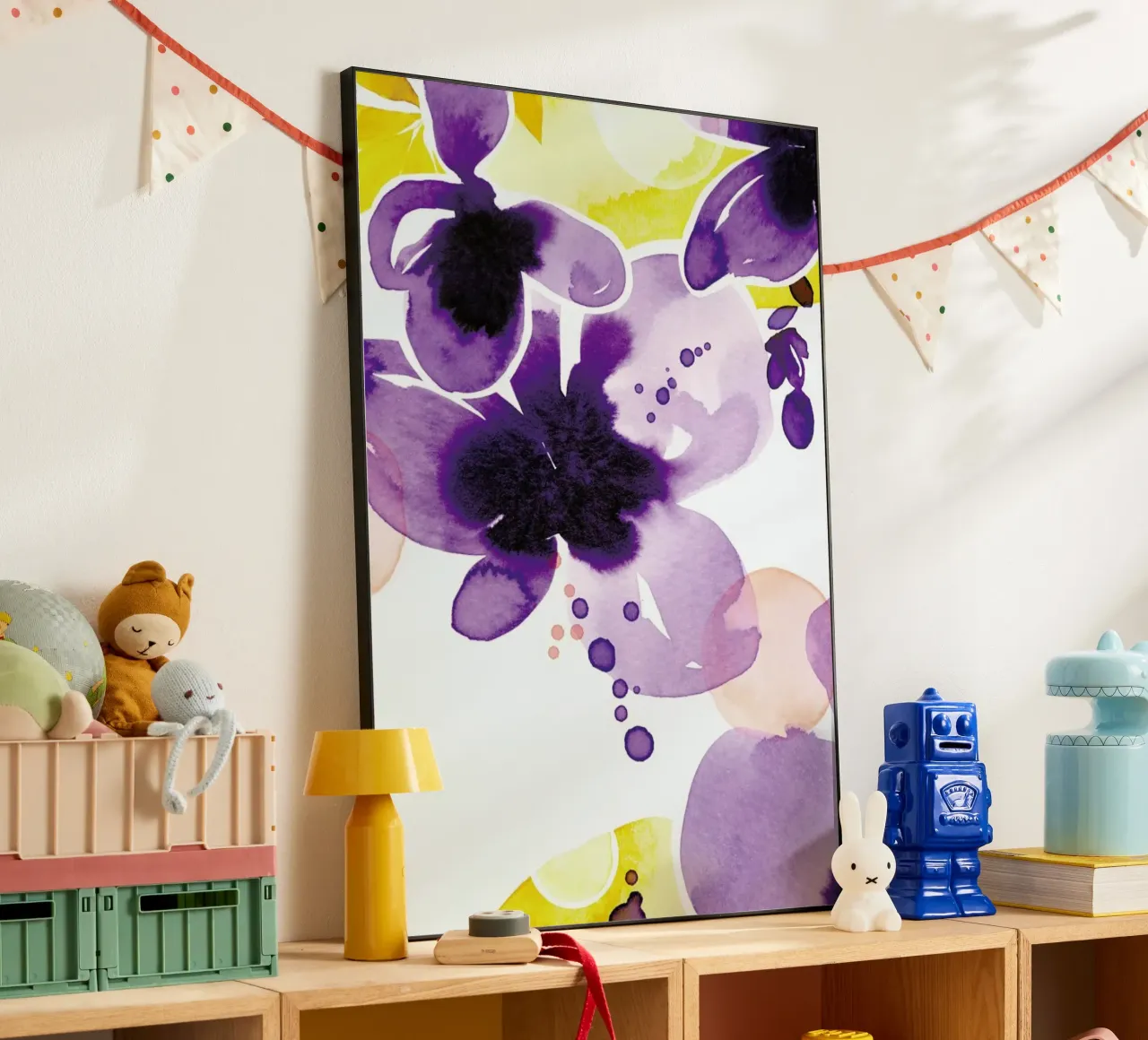 Violet Bloom forex plate by Ekaterina Koroleva