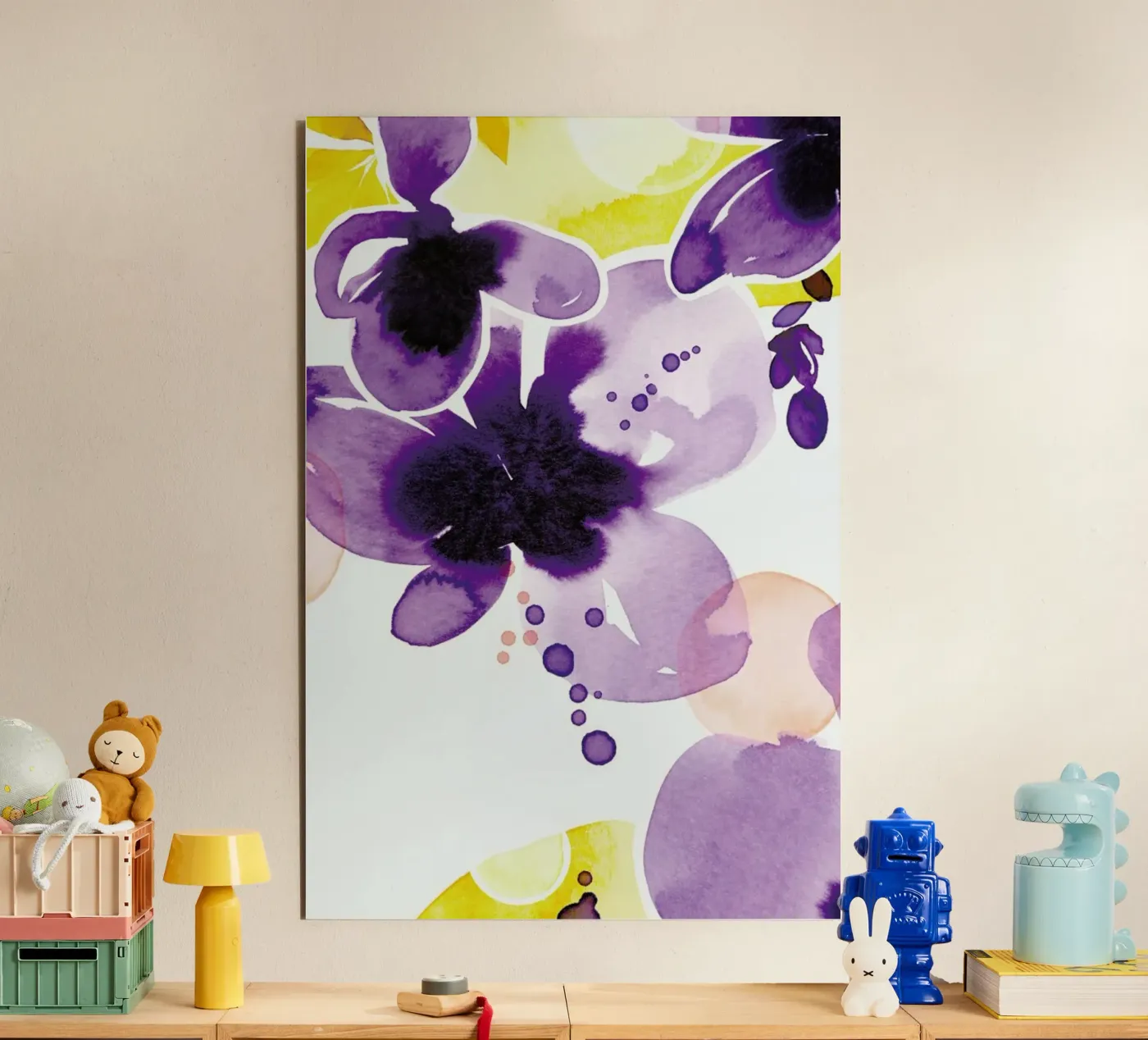 Violet Bloom forex plate by Ekaterina Koroleva
