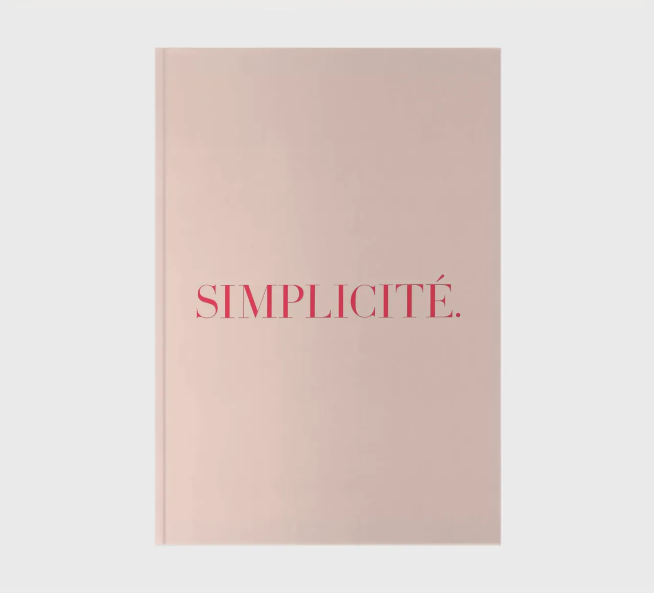 Simplicite (Peach tone) notebook by Paigaam Studio