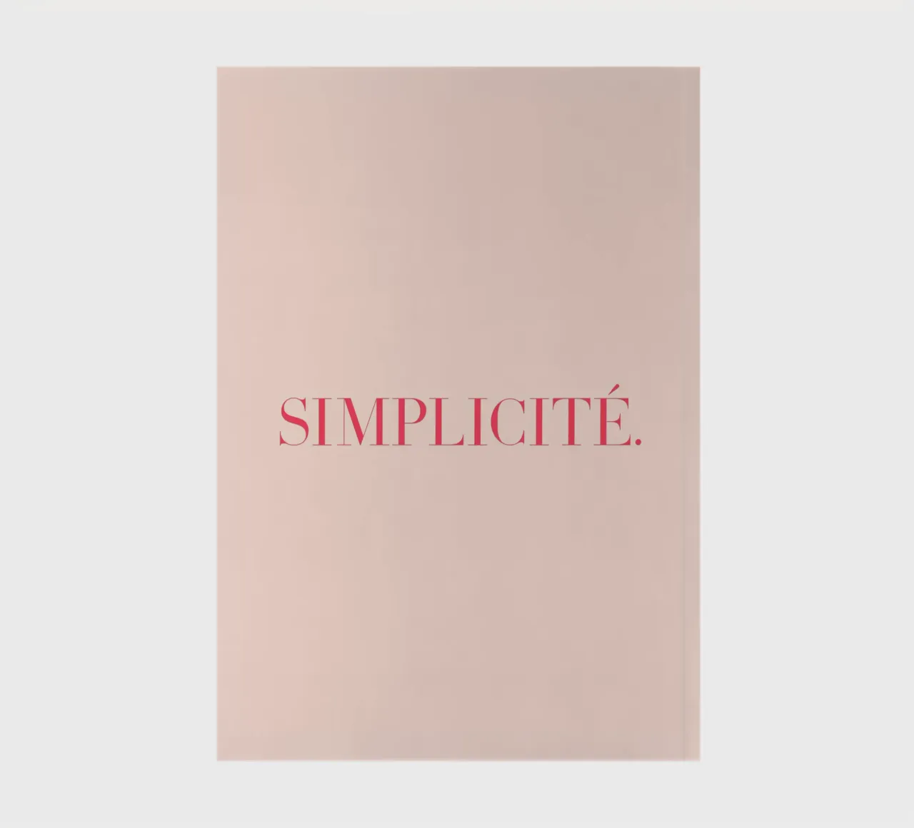 Simplicite (Peach tone) notebook by Paigaam Studio