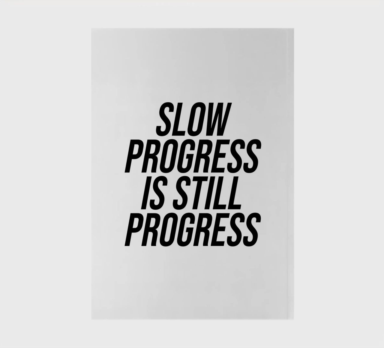 Un progresso lento è pur sempre una citazione di progresso diario da Paigaam Studio