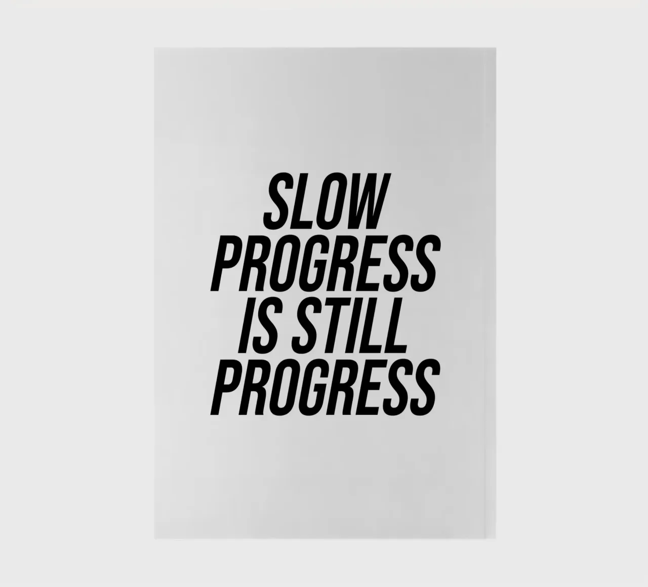 Un progresso lento รจ pur sempre una citazione di progresso diario da Paigaam Studio