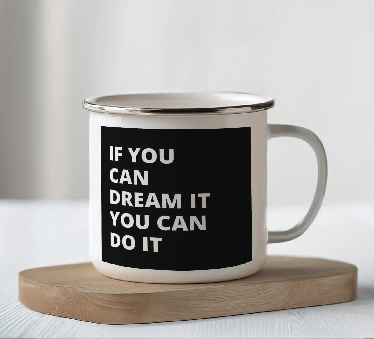 Daily Motivational Quotes tazza in smalto da Dreamer10