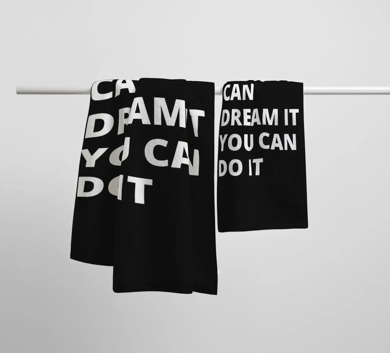 Daily Motivational Quotes towel by Dreamer10
