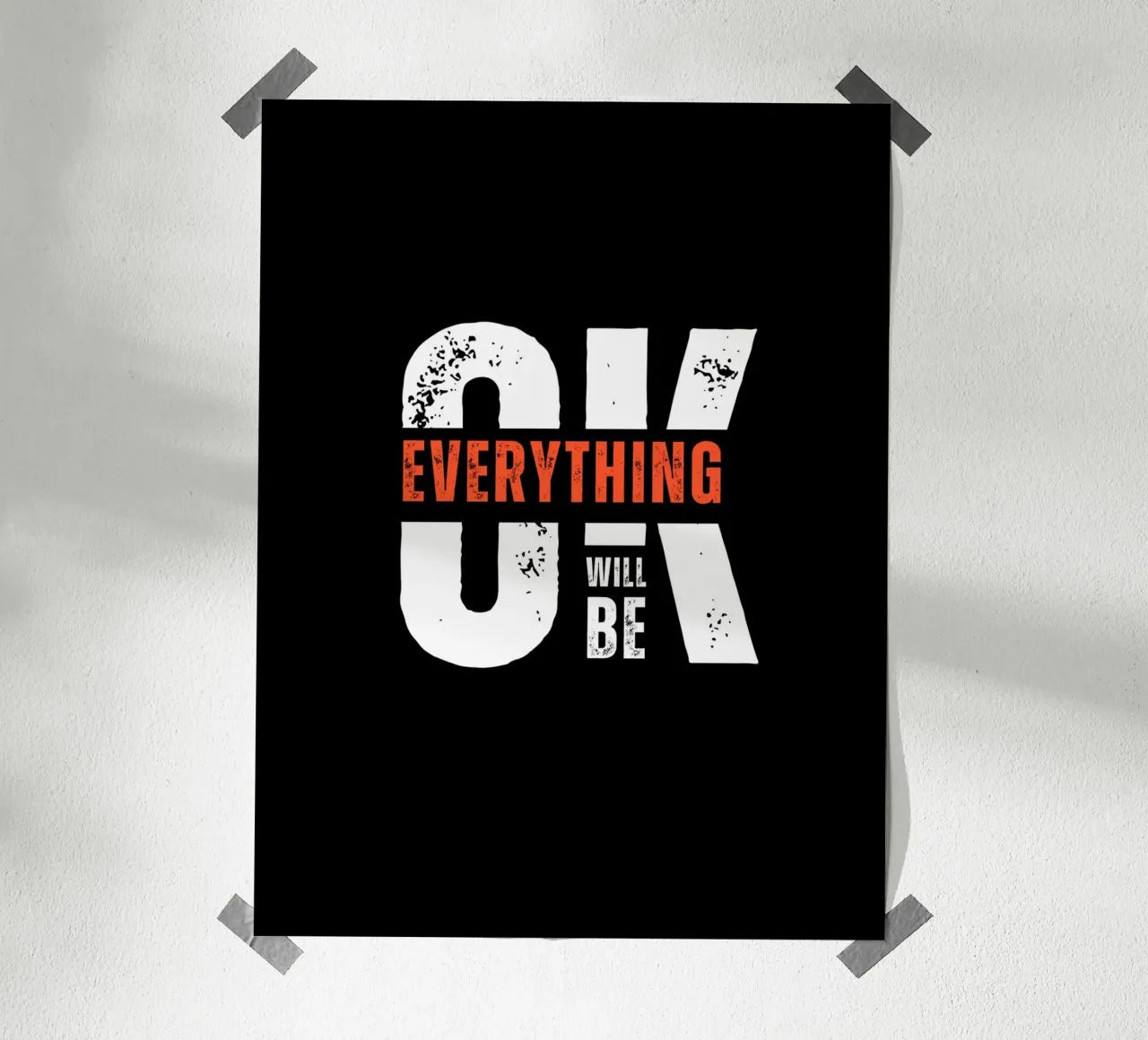 Daily Motivational Quotes poster con telaio in alluminio da Dreamer10