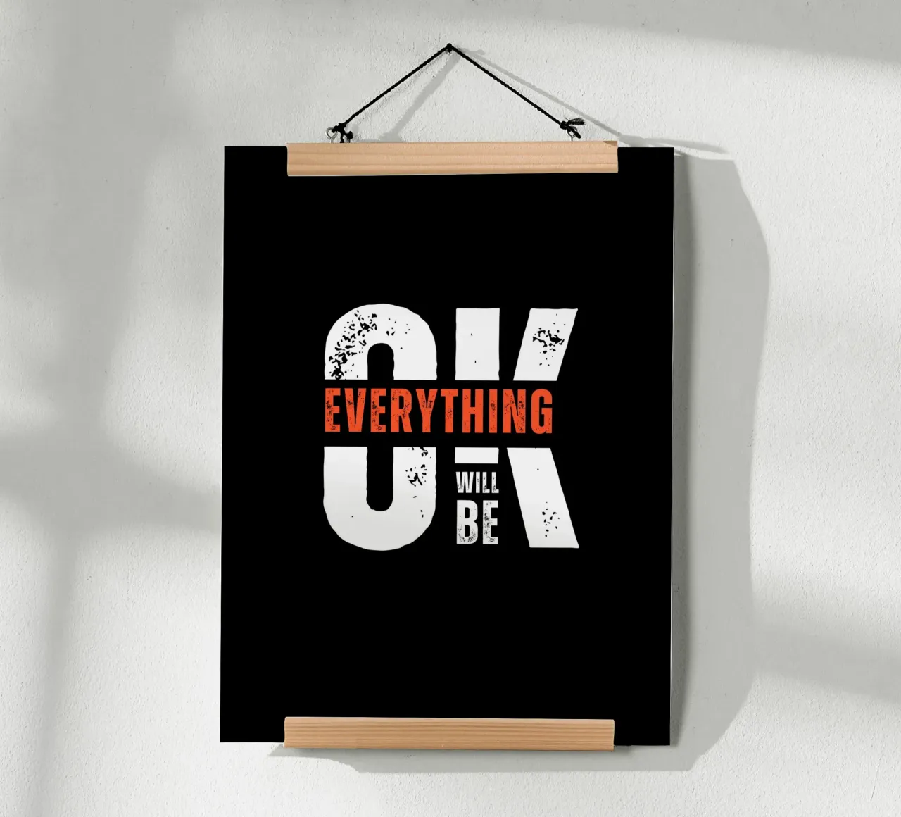 Daily Motivational Quotes poster con telaio in alluminio da Dreamer10