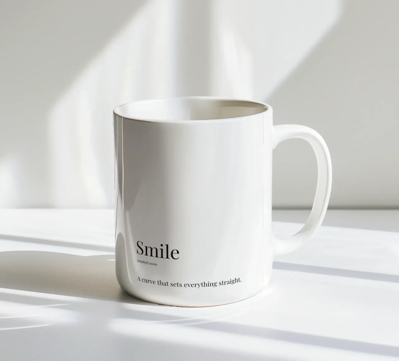 Definizione di sorriso tazza in ceramica da Paigaam Studio