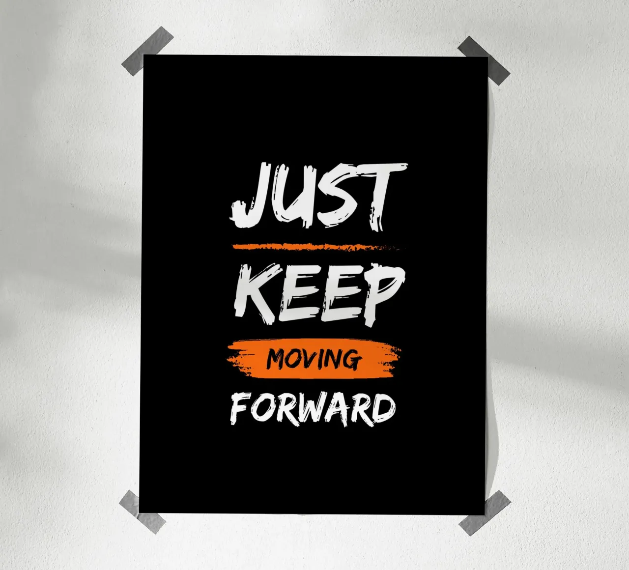 Daily Motivational Quotes poster con telaio in alluminio da Dreamer10