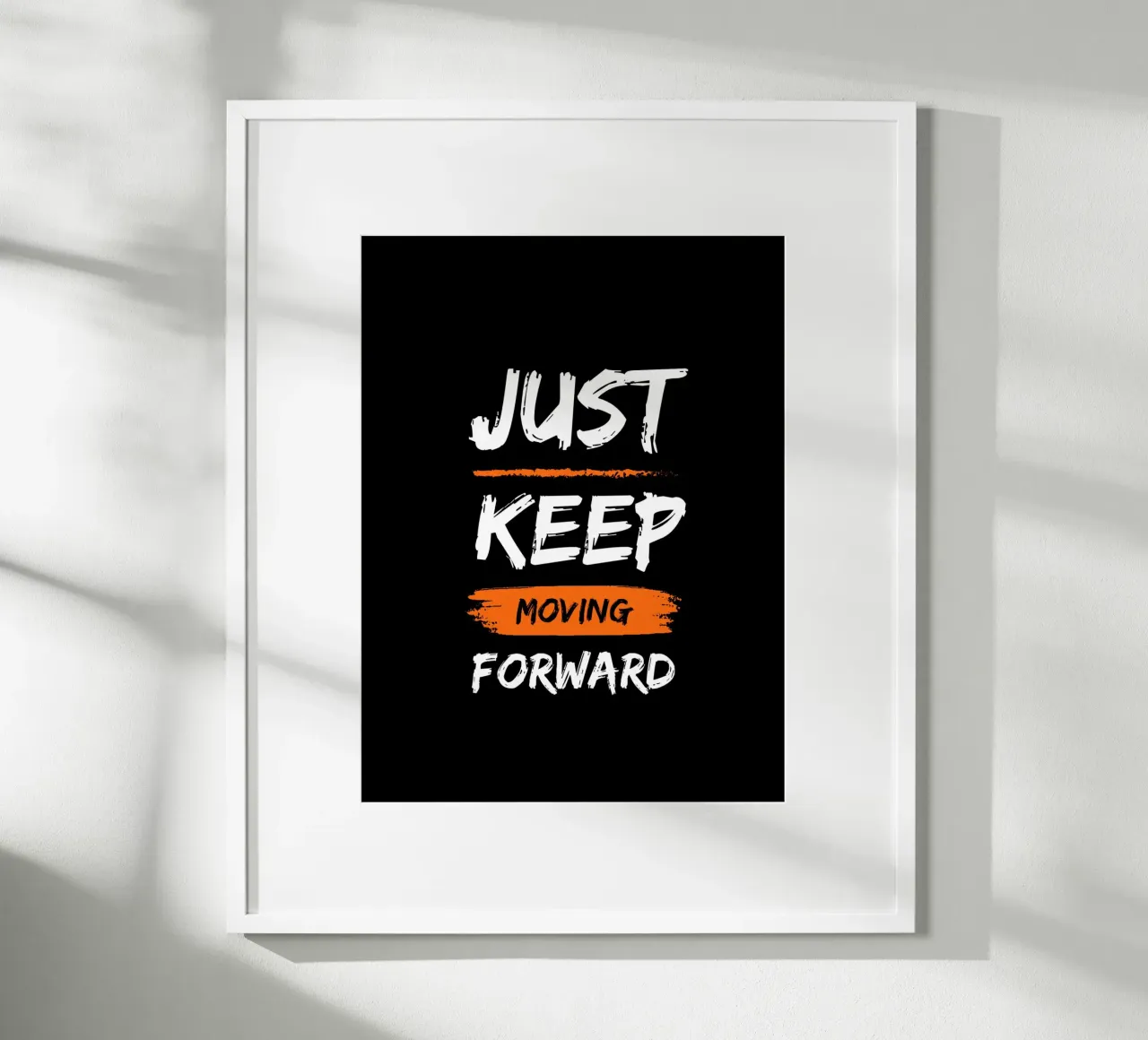 Daily Motivational Quotes poster con telaio in alluminio da Dreamer10