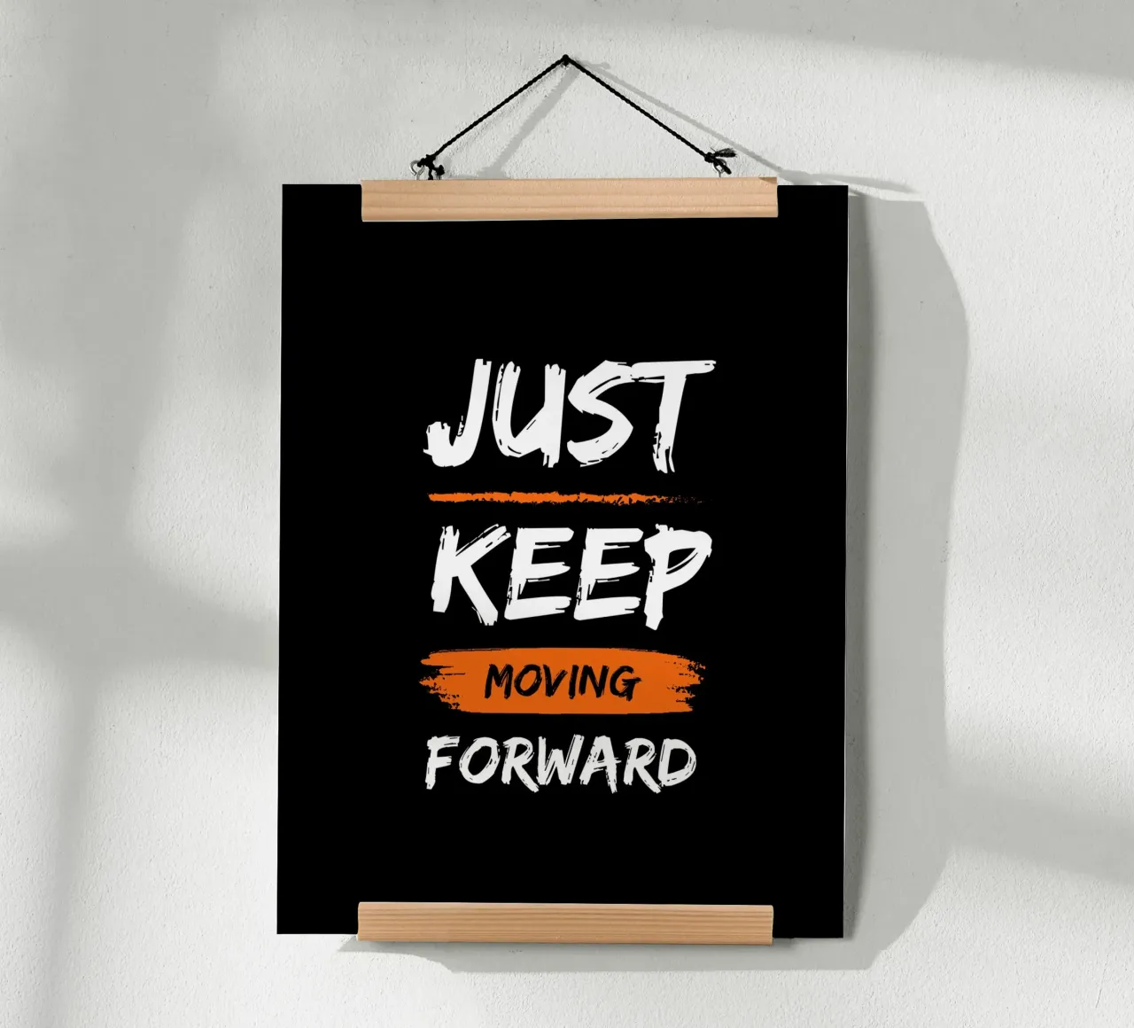 Daily Motivational Quotes poster con telaio in alluminio da Dreamer10