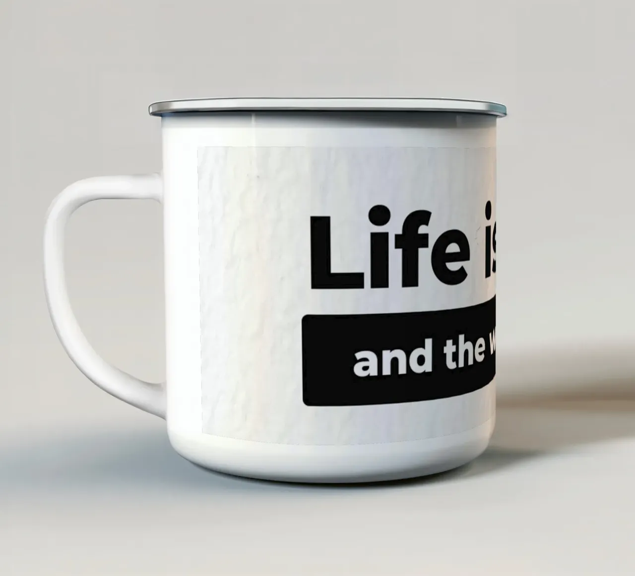 Daily Motivational Quotes tazza in smalto da Dreamer10