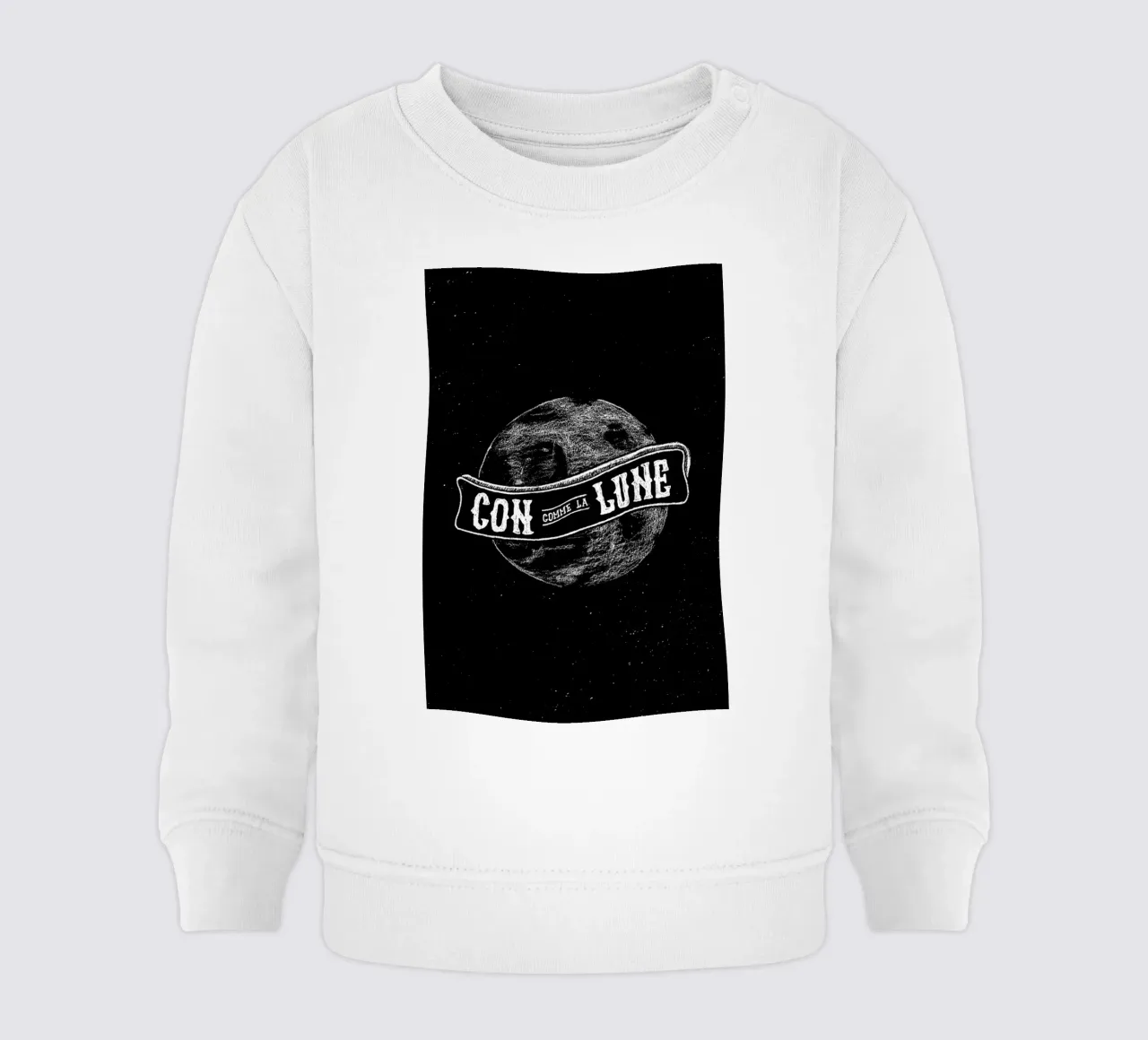 Con comme la lune felpa neonato da JONATTEND