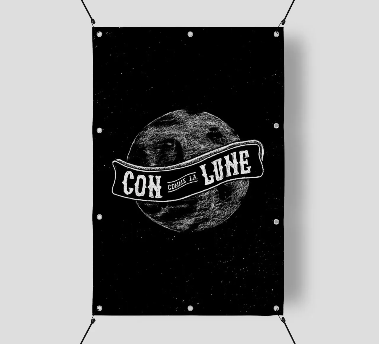 Con comme la lune telo in pvc da JONATTEND
