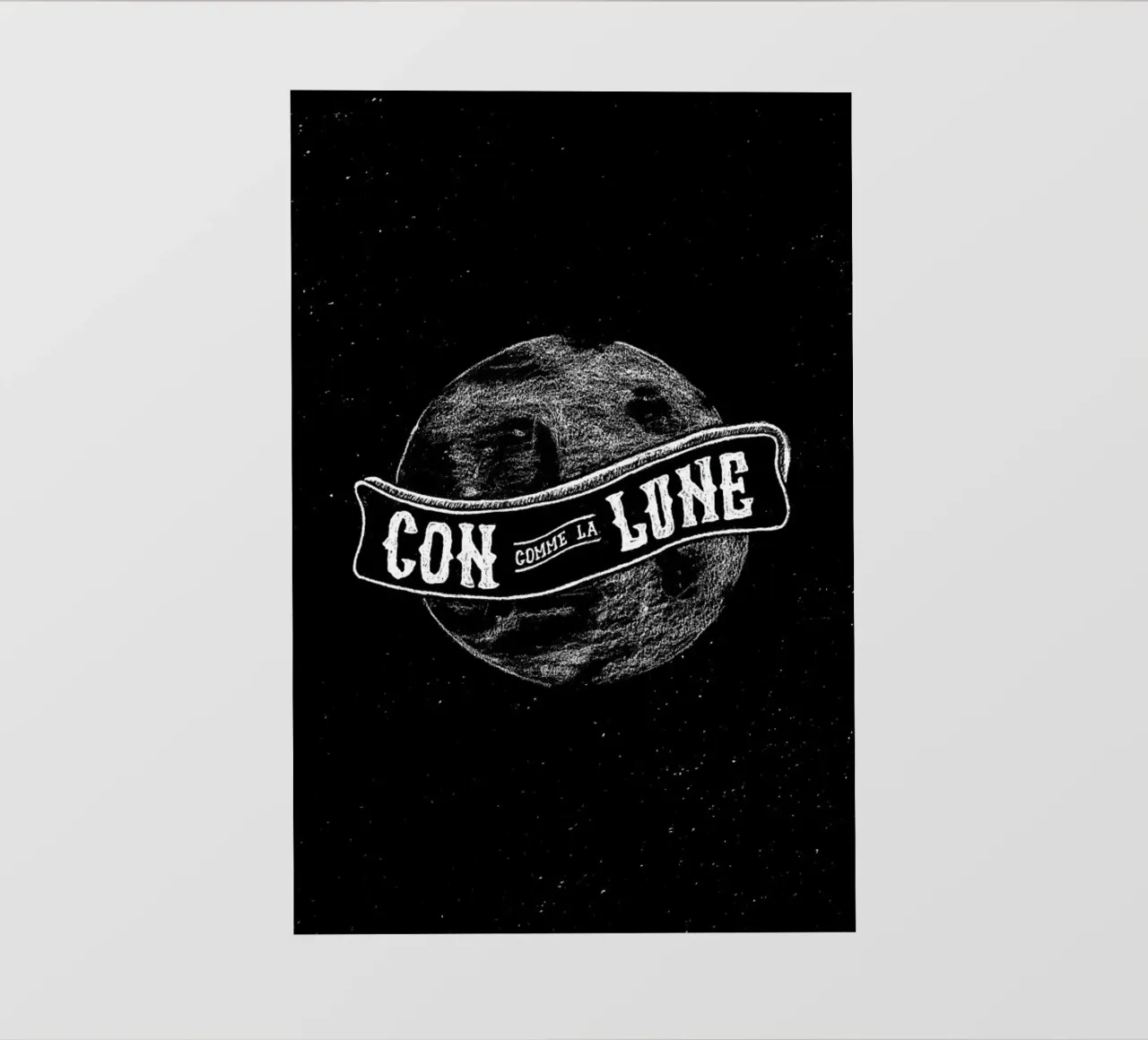 Con comme la lune telo in pvc da JONATTEND