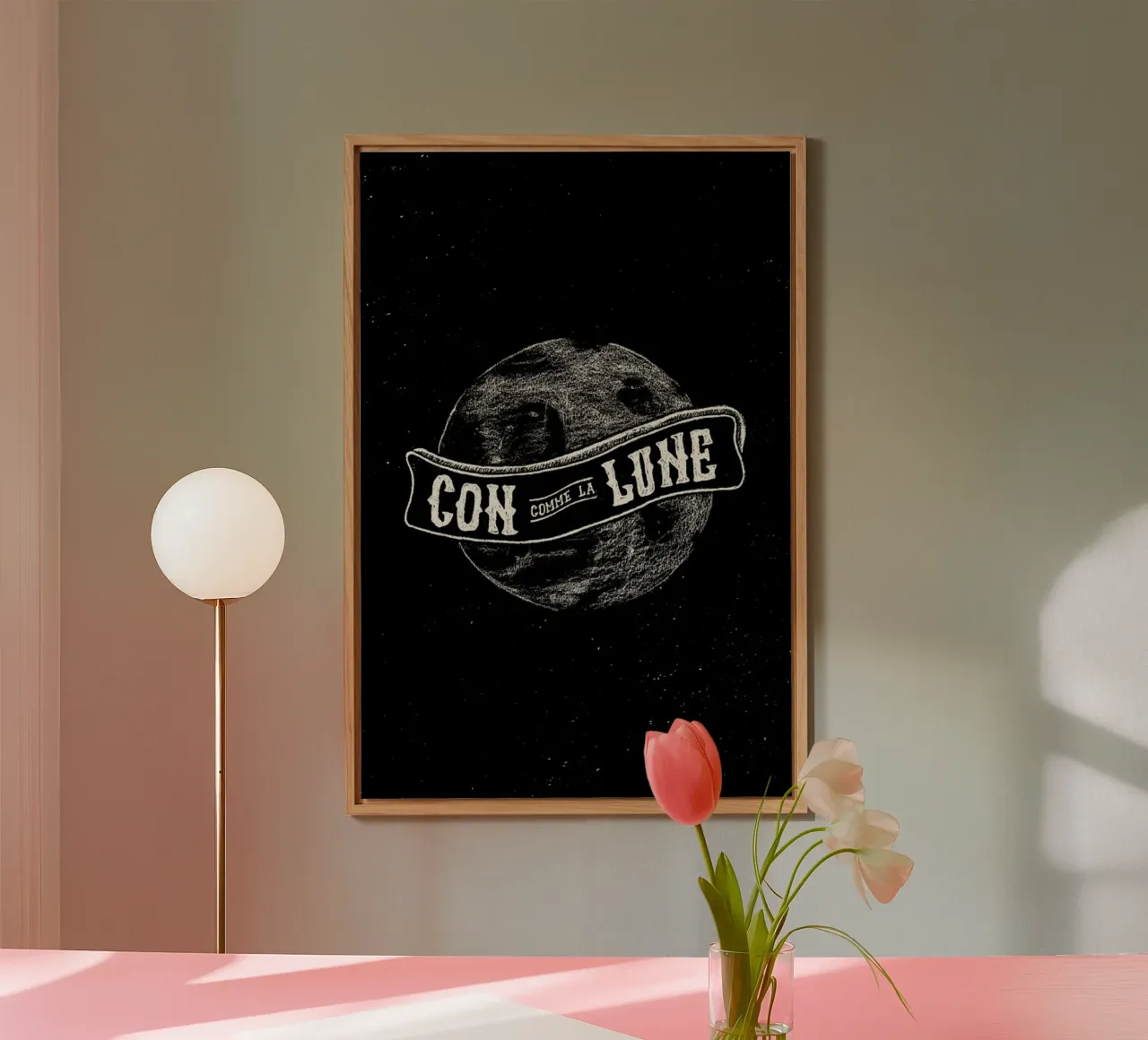 Con comme la lune forex-plaat van JONATTEND