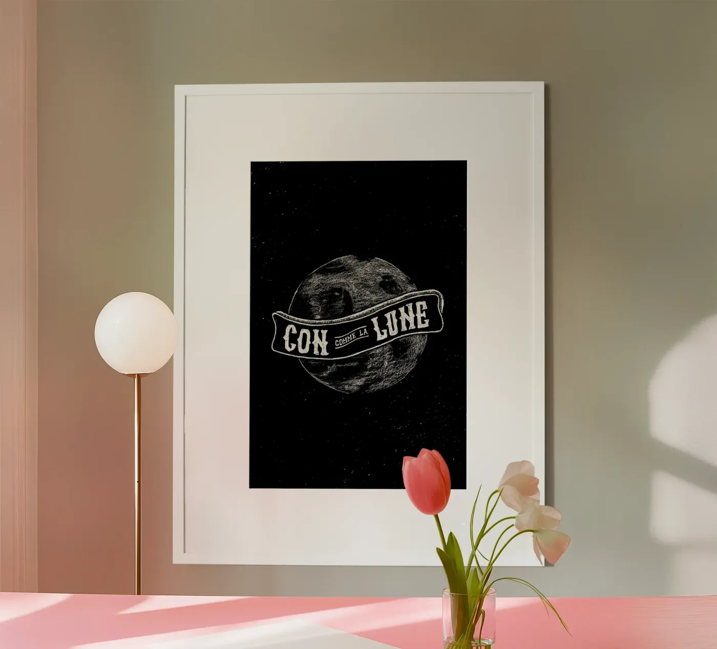 Con comme la lune poster da JONATTEND