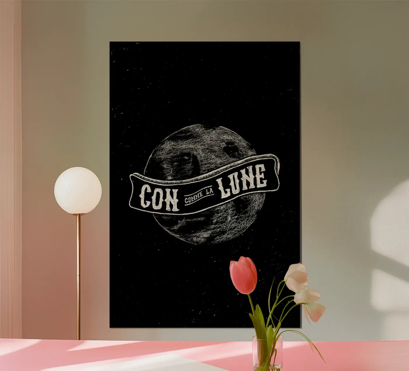 Con comme la lune poster da JONATTEND