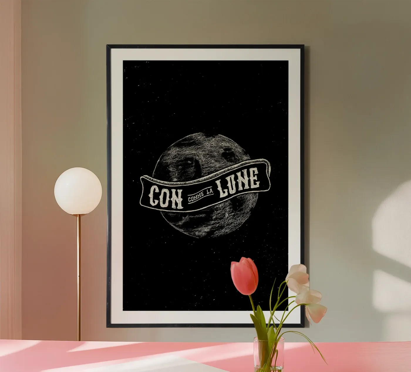 Con comme la lune poster da JONATTEND