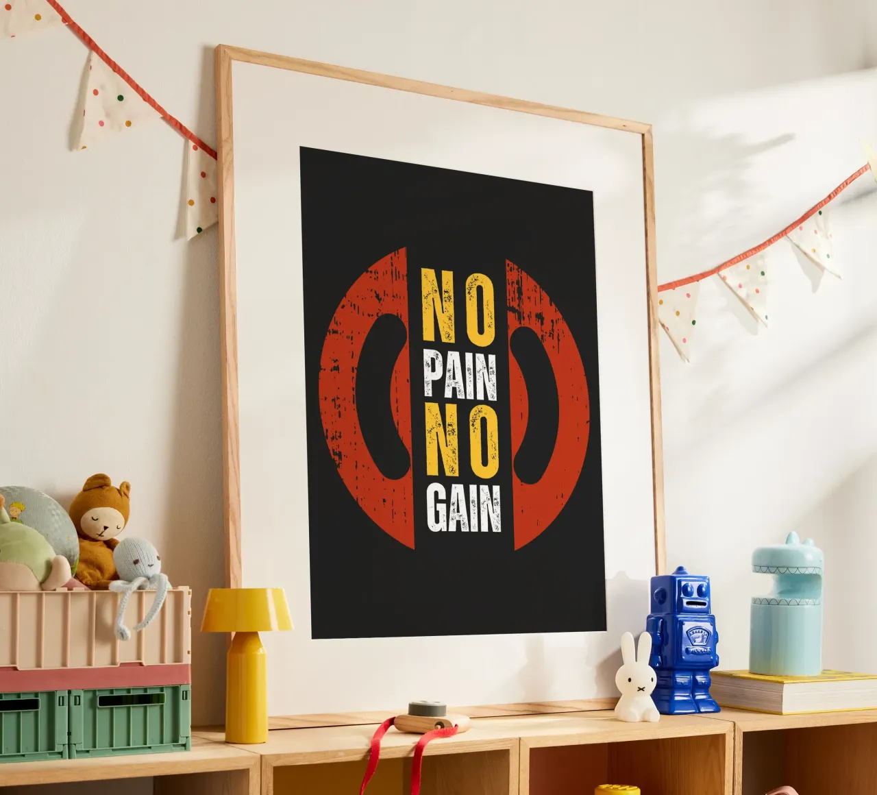 Daily Motivational Quotes poster con telaio in plastica da Dreamer10