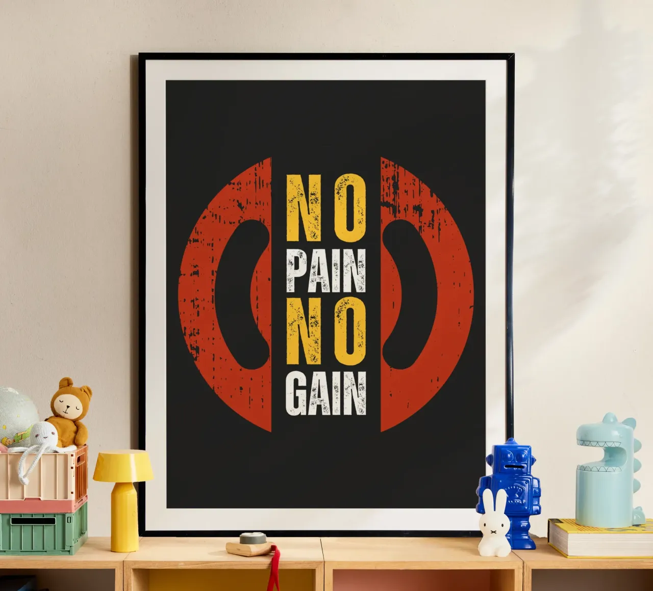 Daily Motivational Quotes poster con telaio in plastica da Dreamer10
