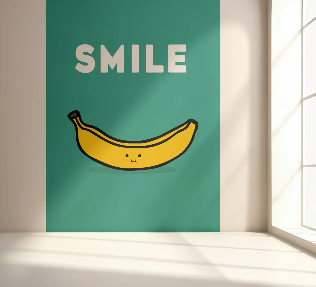 Banana Smile papier peint photo de Nando Art