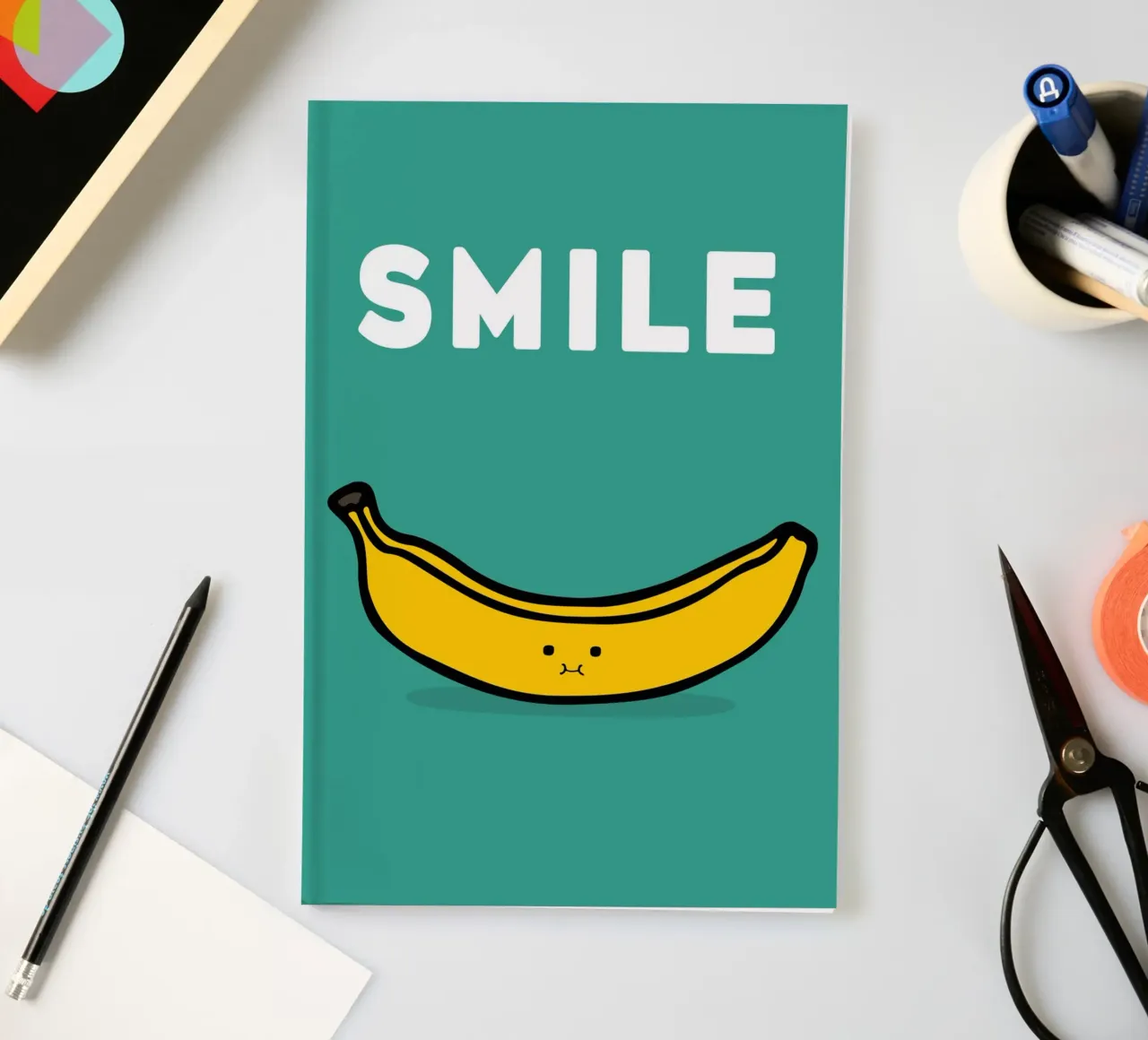 Banana Smile carnet de notes de Nando Art