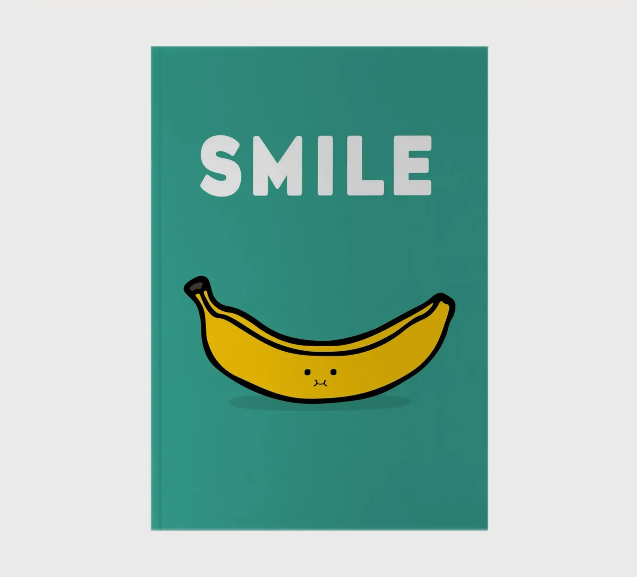 Banana Smile carnet de notes de Nando Art
