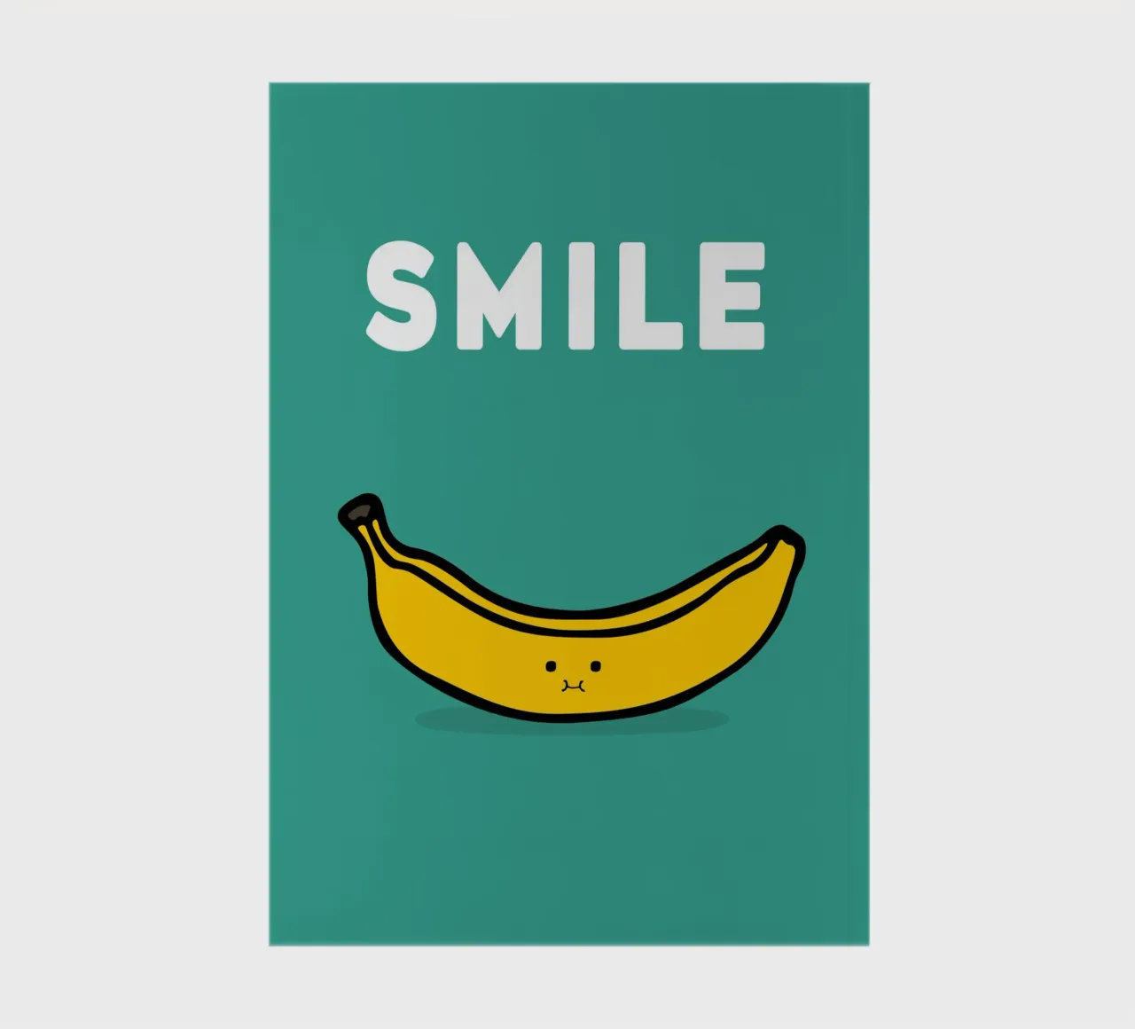 Banana Smile carnet de notes de Nando Art