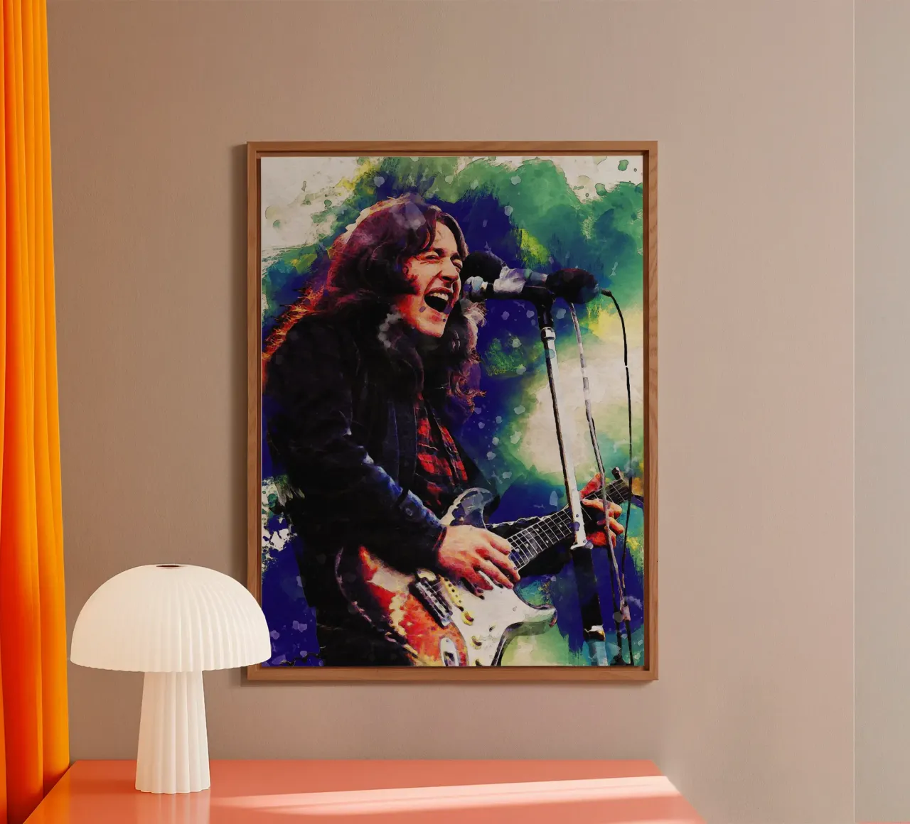 Sbaffo di William Rory Gallagher alluminio dibond da Gunawan Rb