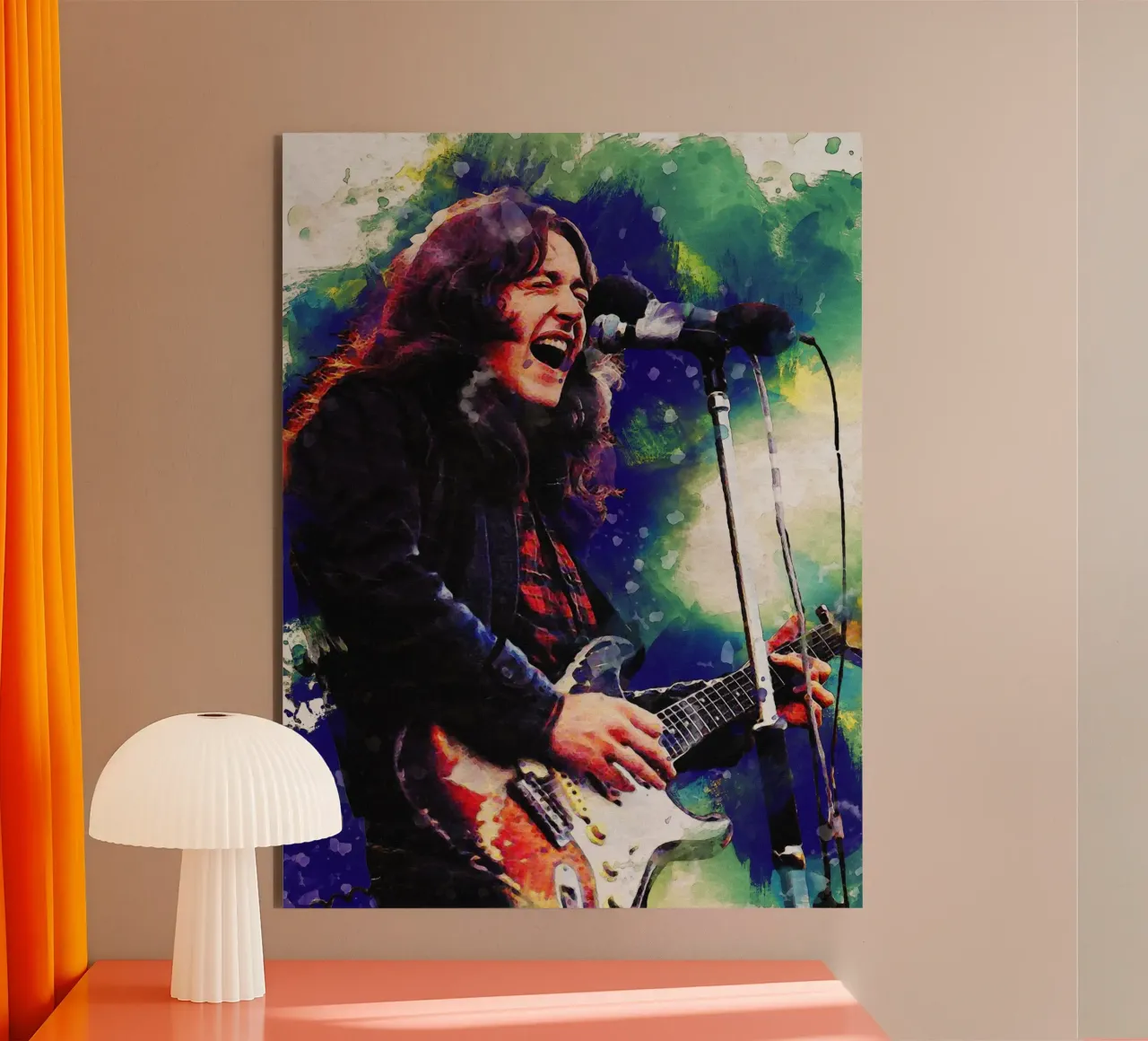 Sbaffo di William Rory Gallagher alluminio dibond da Gunawan Rb