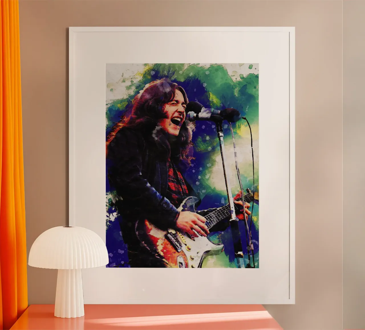 Sbaffo di William Rory Gallagher carta hahnemühle da Gunawan Rb