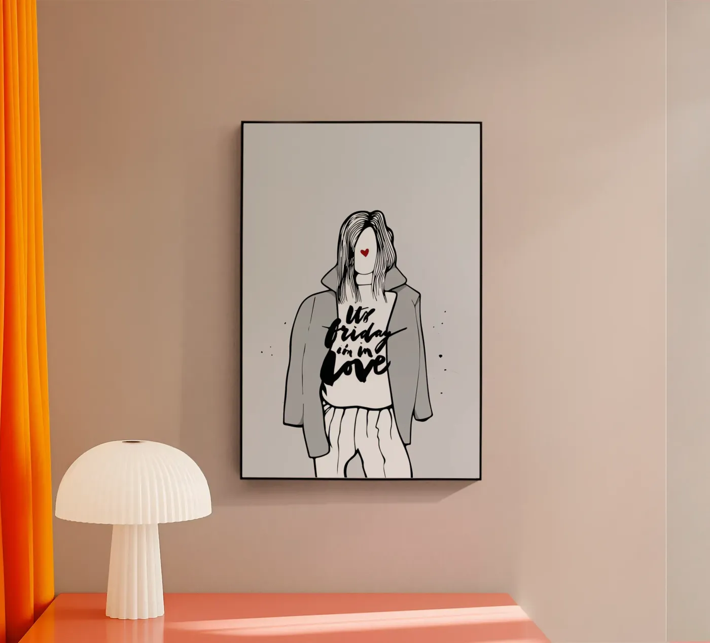 She Loves Friday plexiglass da Waltraud Rieken