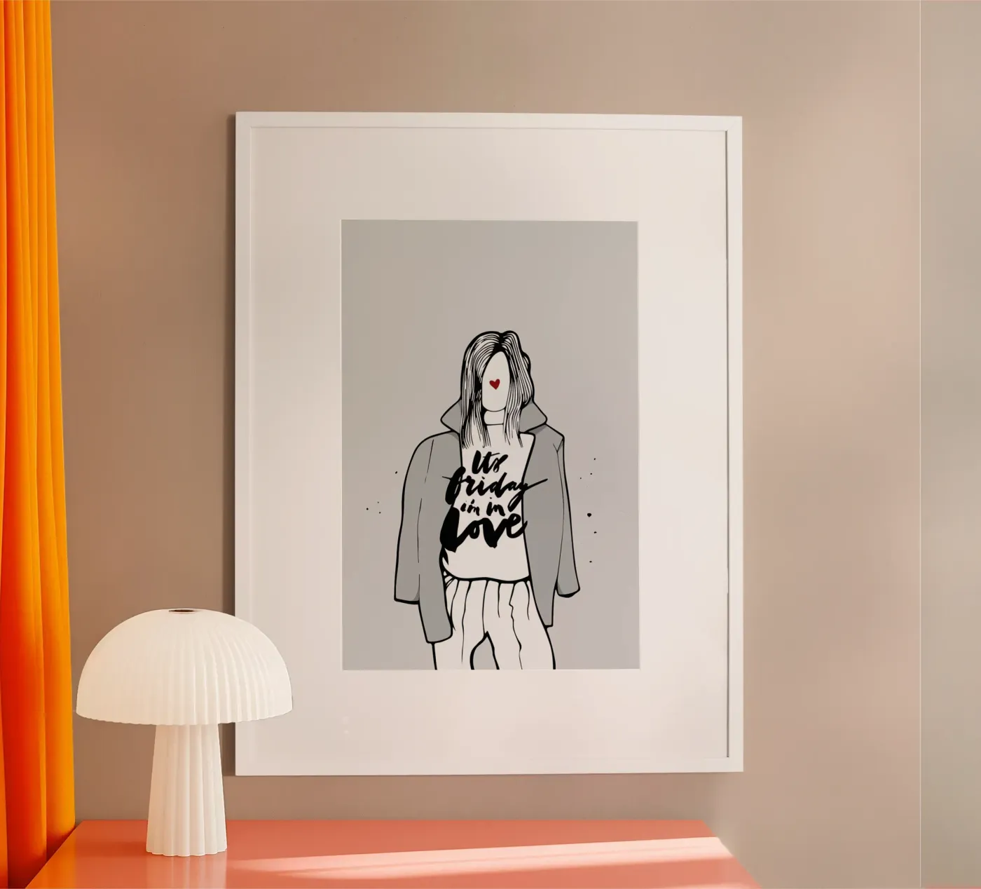 She Loves Friday poster da Waltraud Rieken