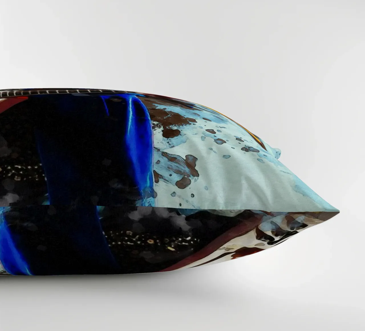 Smudge Tom Petty decorative cushion by Gunawan Rb