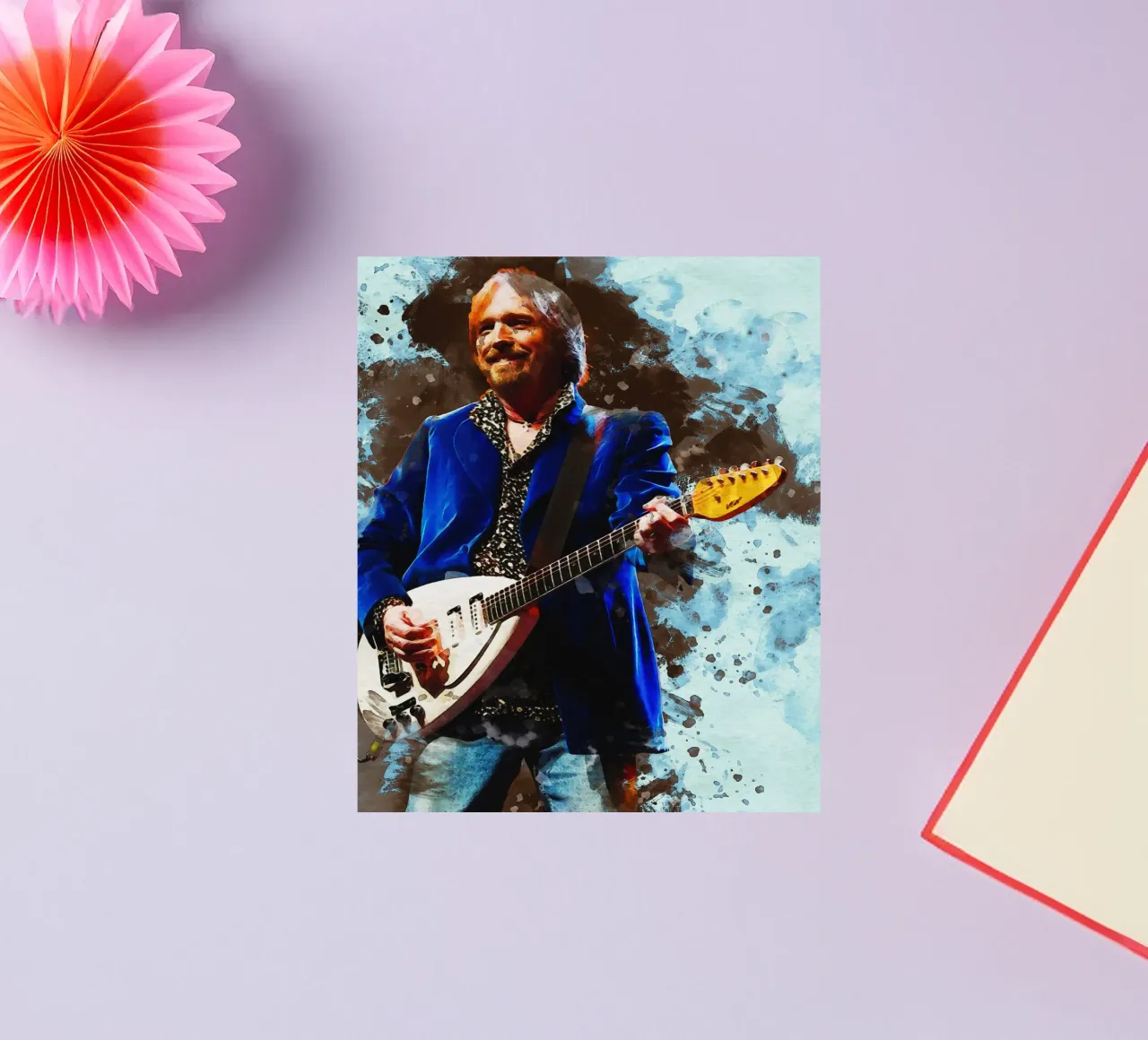 Smudge Tom Petty sticker by Gunawan Rb