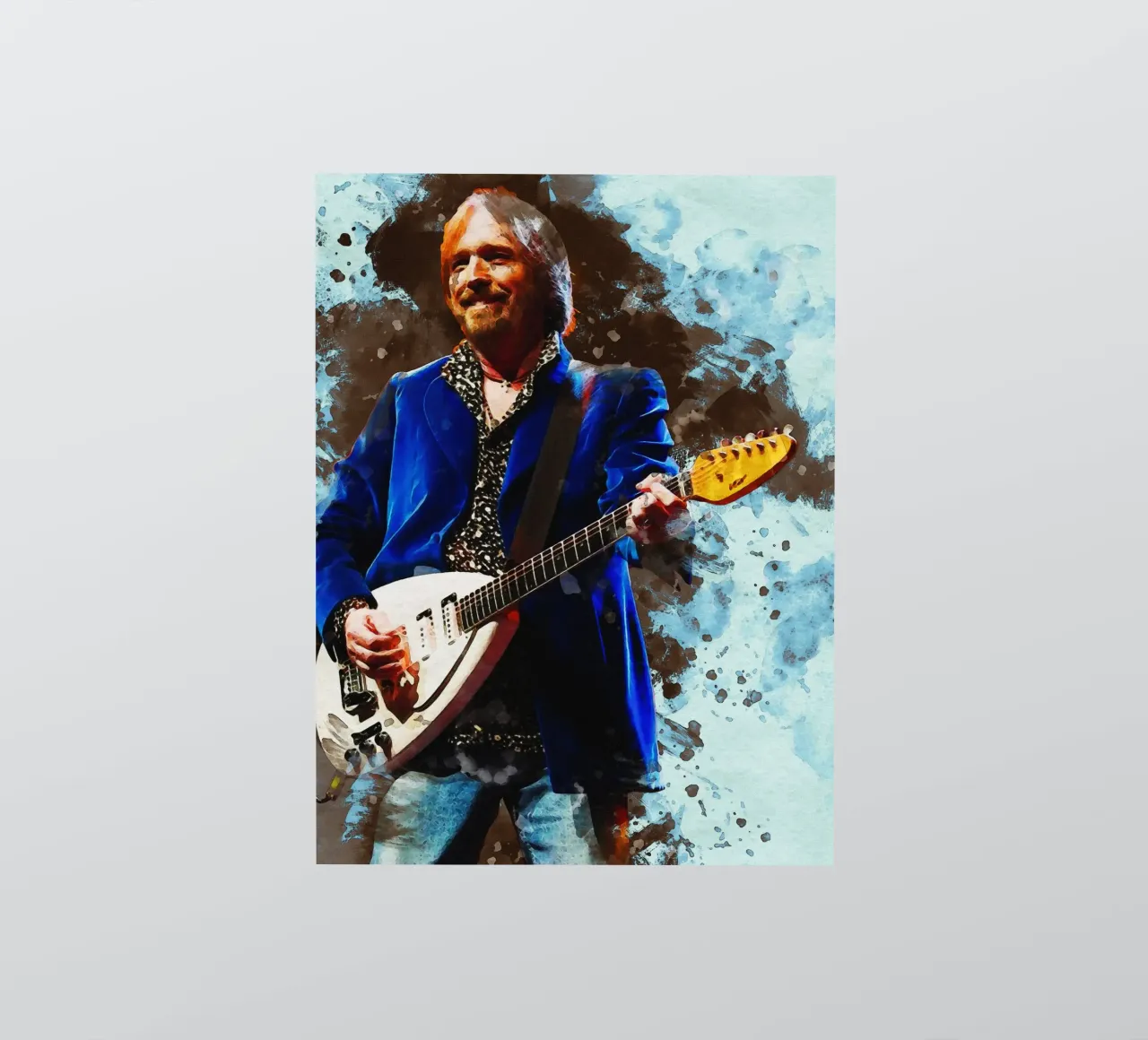 Smudge Tom Petty sticker by Gunawan Rb