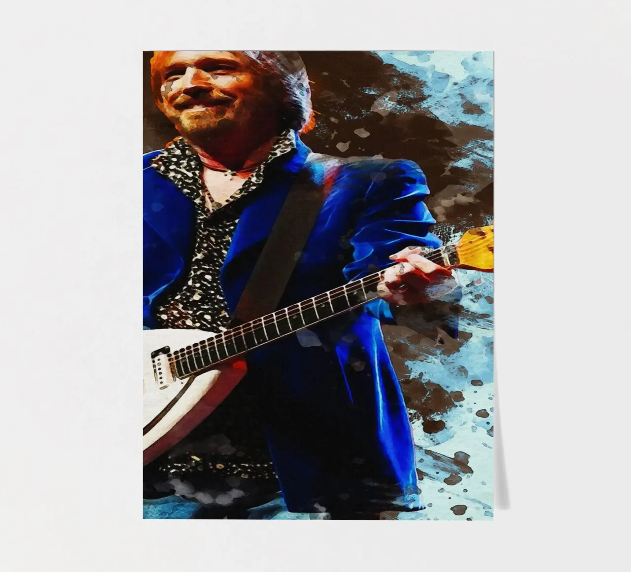 Smudge Tom Petty sticker sheet by Gunawan Rb