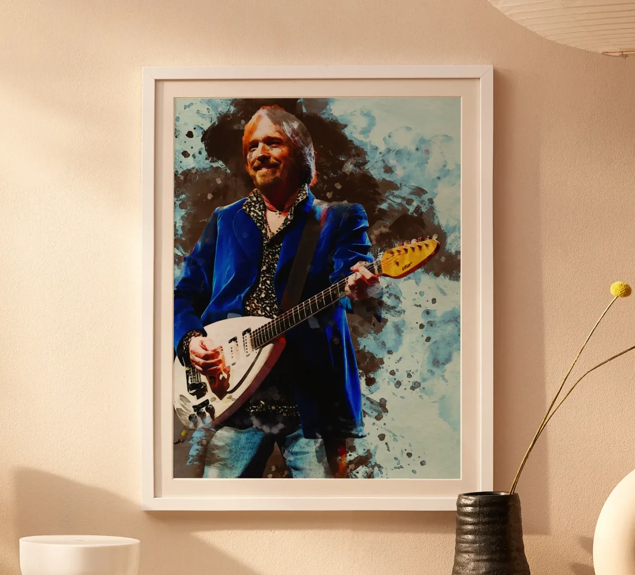 Smudge Tom Petty poster by Gunawan Rb