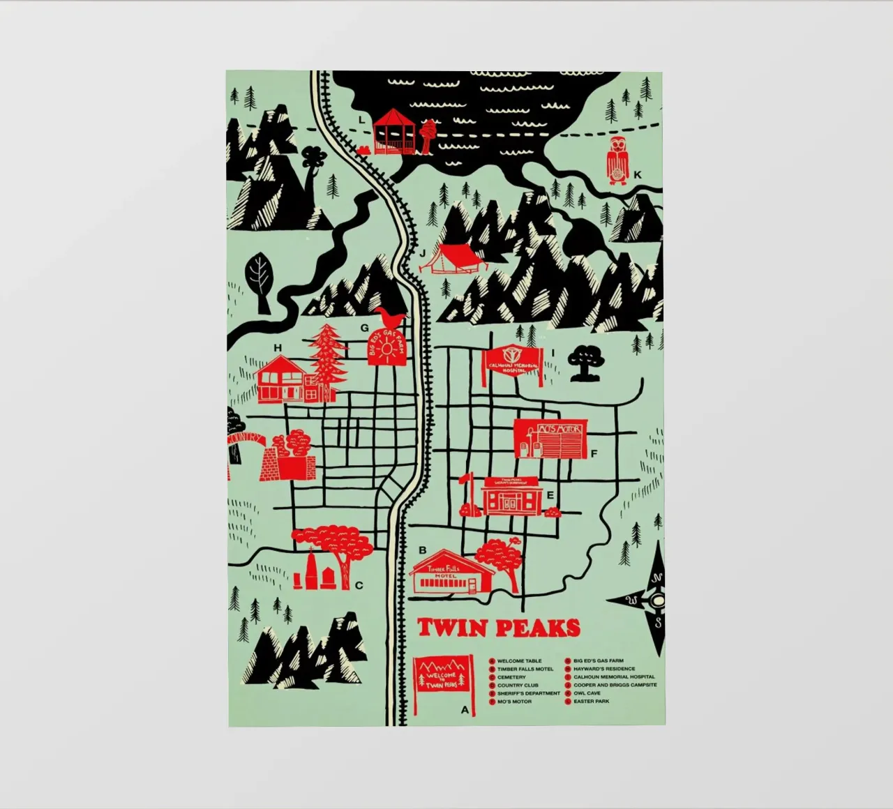 Twin Peaks telo in pvc da Róbert Farkas